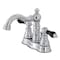Fauceture FSC1601AKL Duchess 4" Centerset Bathroom Faucet W/ Brass Pop-Up, Chrome FSC1601AKL - alternate 1